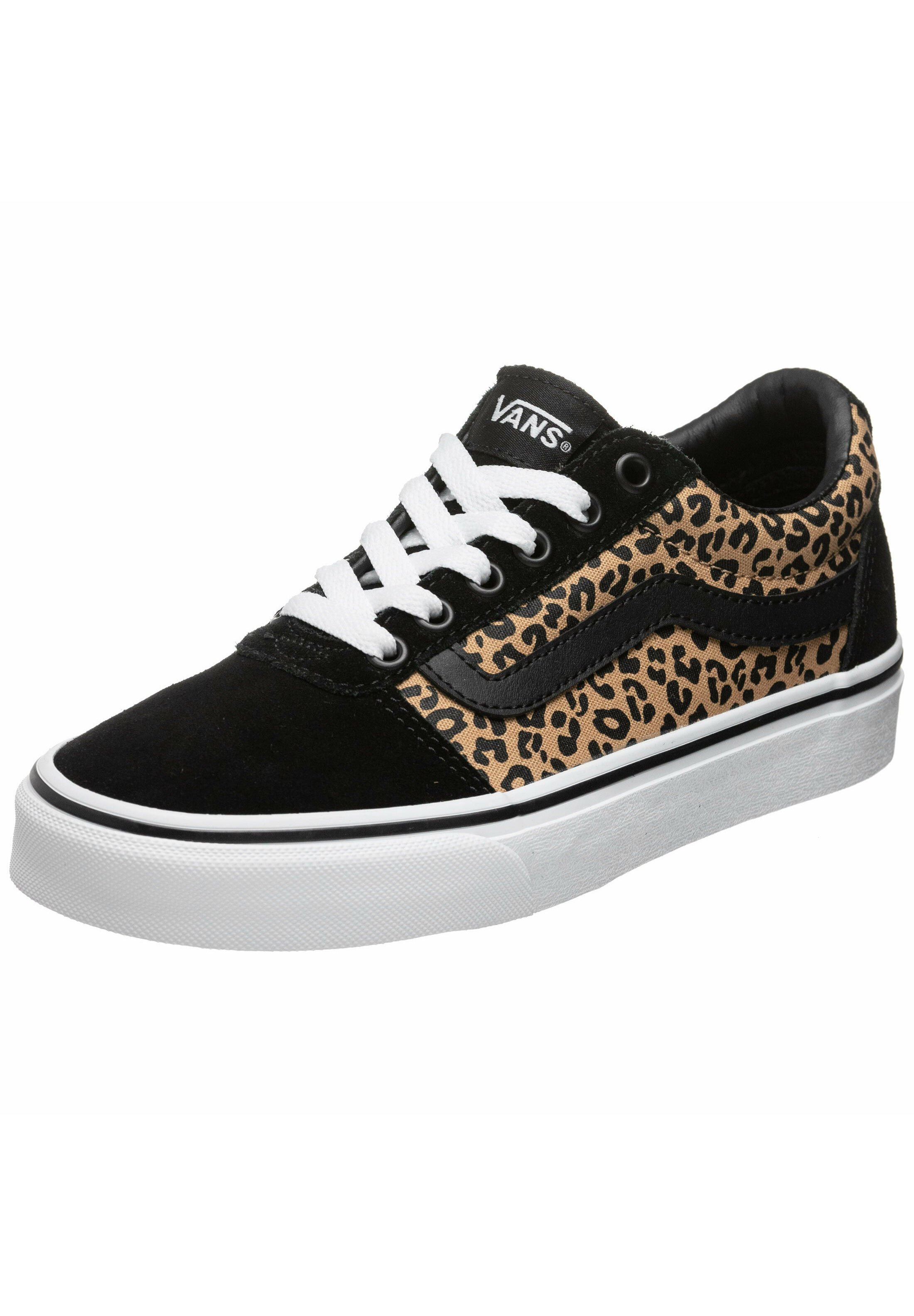 vans cheetah black