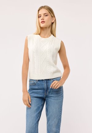 Terranova, MAGLIA - Maglione - bianco lana