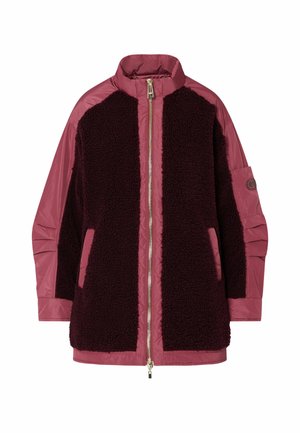 LIU JO, LIU JO OVERSIZED TEDDY BOMBER JACKET - Abrigo corto - bordeaux