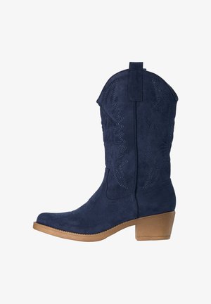 Salinyang, Bottes de cowboy / motard - blau