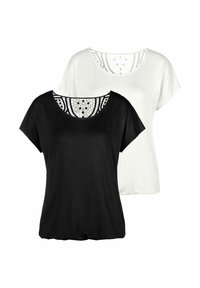 Unausgewählt, creme/schwarz