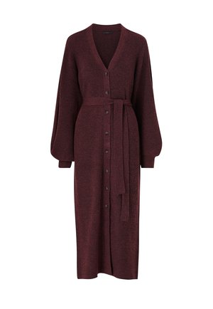 Ellos Collection, STRICKKLEID MIT LANGEN ÄRMELN - Maxikjoler - bordeaux