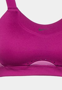 Nike Performance ALPHA BRA - Sutiã desportivo de alto suporte - sangria/light bordeaux/light bordeaux/black