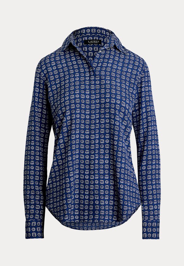 Classic Fit Geo Print Crepe Shirt - Button-down blouse4