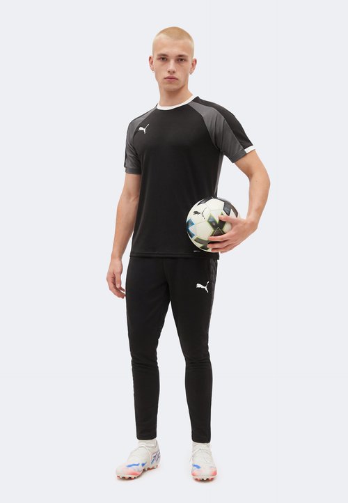 PUMA TEAMLIGA TRAINING PANTS - Tracksuit bottoms - black/white/flat dark gray — photo 2