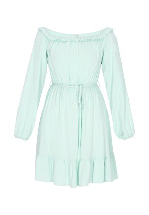 Rochie tricotată - jelly mint