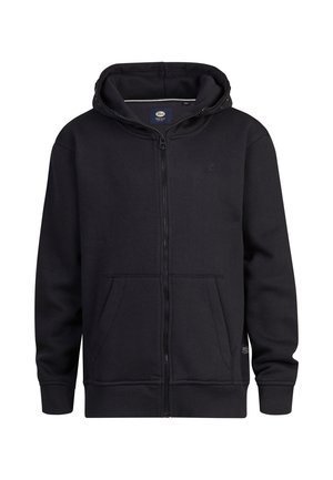 Tröja med dragkedja - dark black