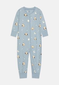 Lindex OWL UNISEX - Pyjama - light dusty blue