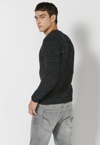 Koroshi Strickpullover - black