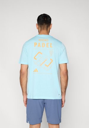 PADEL GRAPHIC TEE - Αθλητικό μπλουζάκι - icey blue