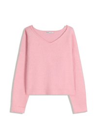 SOFT TOUCH V-NECK - SWEATER - Neule - light pink