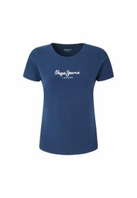 NEW VIRGINIA SS  - T-shirts med print - navy