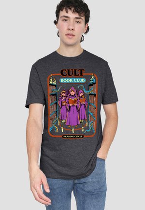 Cotton Soul, STEVEN RHODES CULT BOOK CLUB - Print T-shirt - anthracite