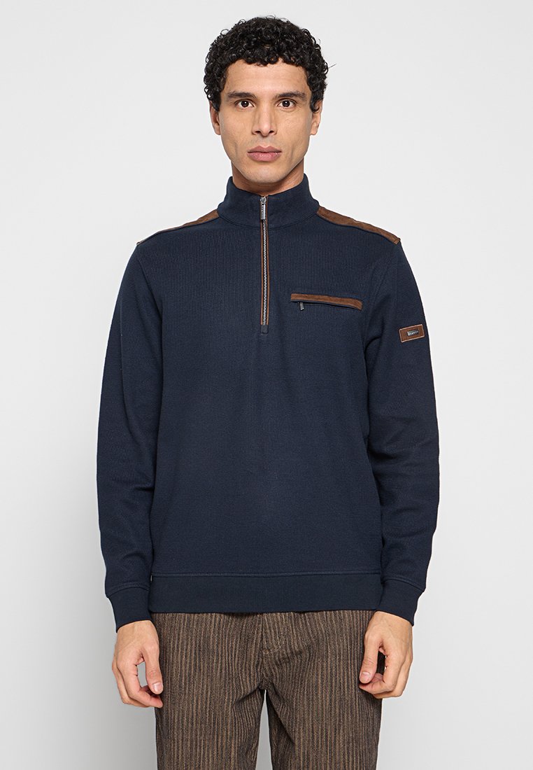Bugatti Sweater donkerblauw