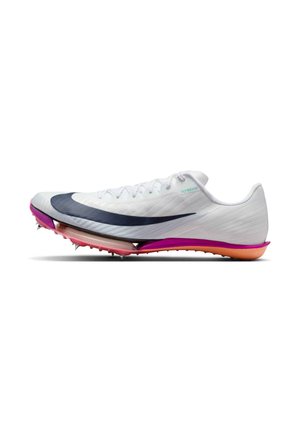 ATHLETICS SPRINTING MAXFLY 2 - Zapatillas con clavos - white bright/crimson hyper turquoise/obsidian