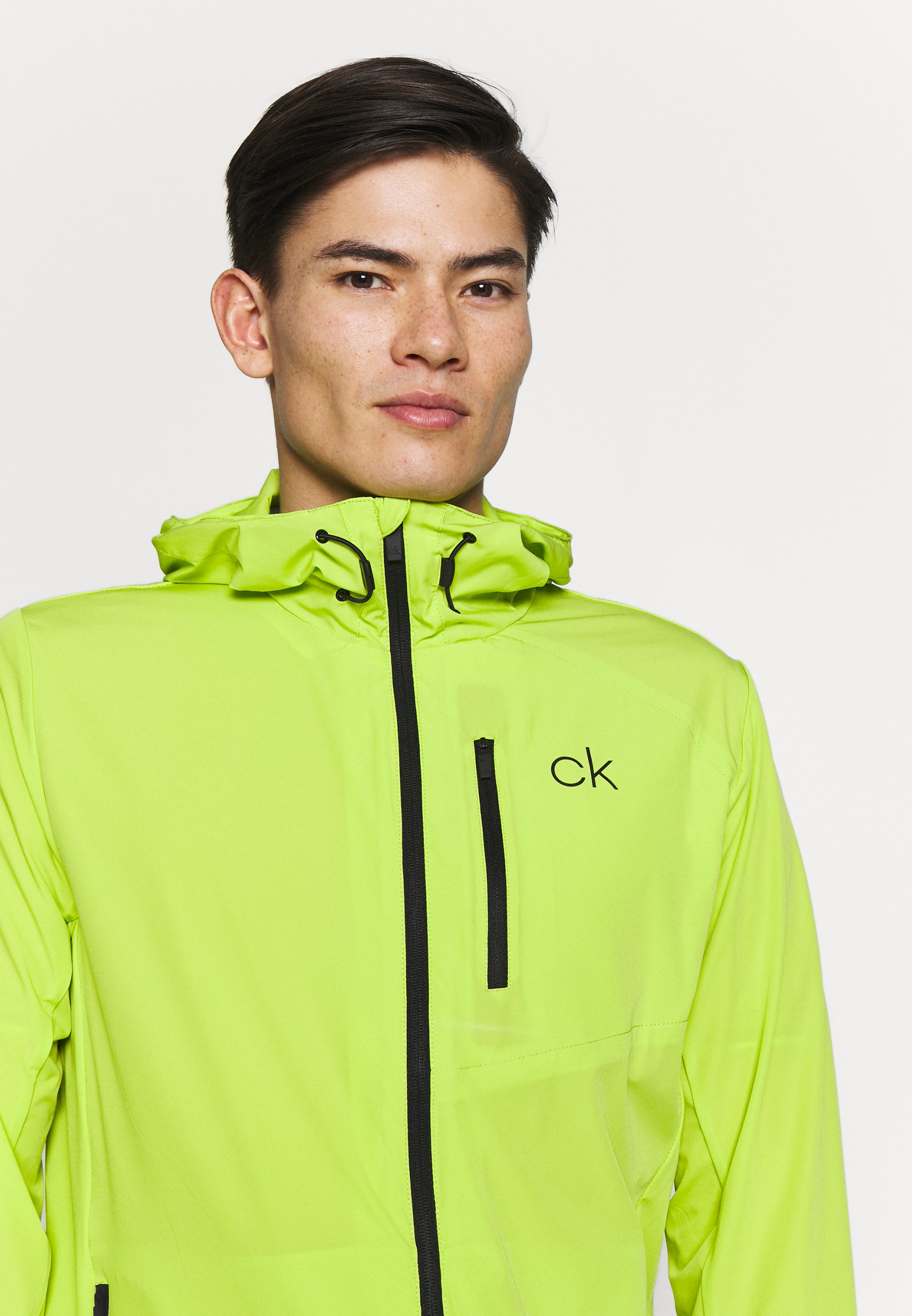 calvin klein golf ultra lite jacket in khaki