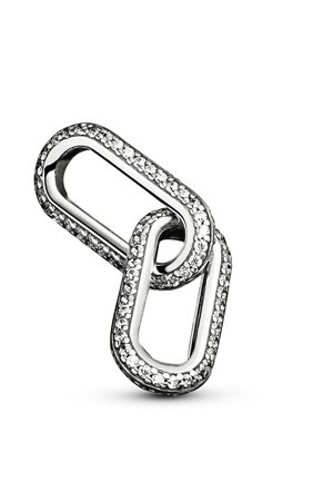 STYLING  PAVÉ  DOUBLE LINK - Talizman - silver coloured