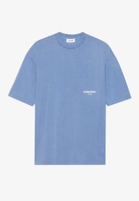 YOURTURN UNISEX - Nyomott mintás póló - washed country blue