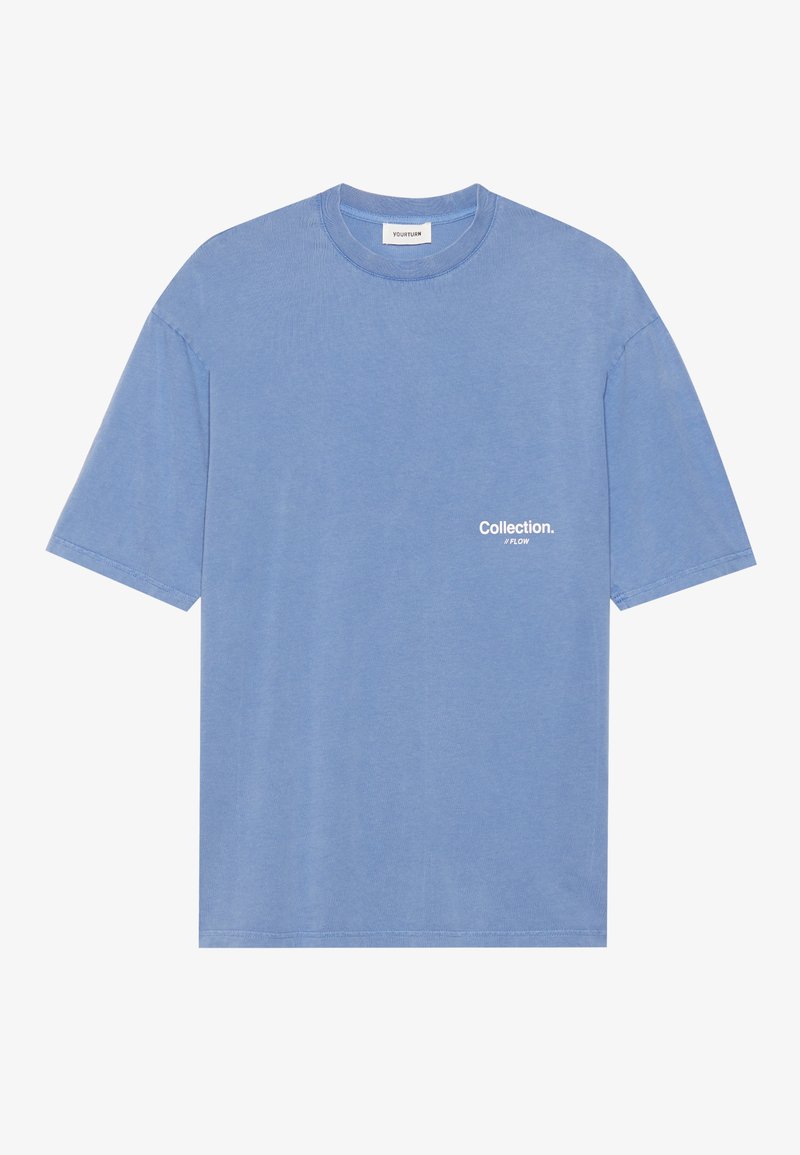 YOURTURN T-shirt print blauw YOURTURN T-shirt print blauw