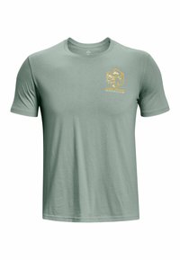 Under Armour - SHORT-SLEEVE GRAPH UA RUN GRADIENT  - Print T-shirt - opal green - 4