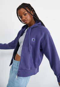 Carhartt WIP HOODED NELSON JACKET - Lukuga pusa - aura