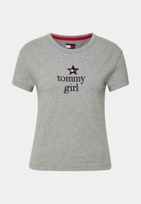 GIRL GRAPHIC UNISEX - T-shirt imprimé - light grey