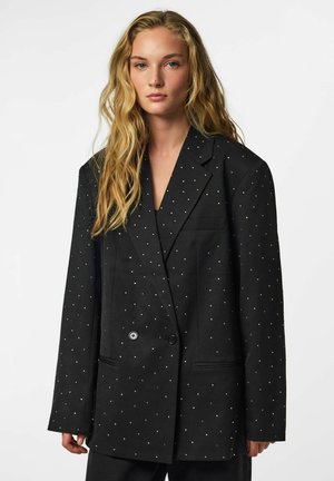 Pieces, BLAZER PCFALKE RHINESTONE - Manteau court - black