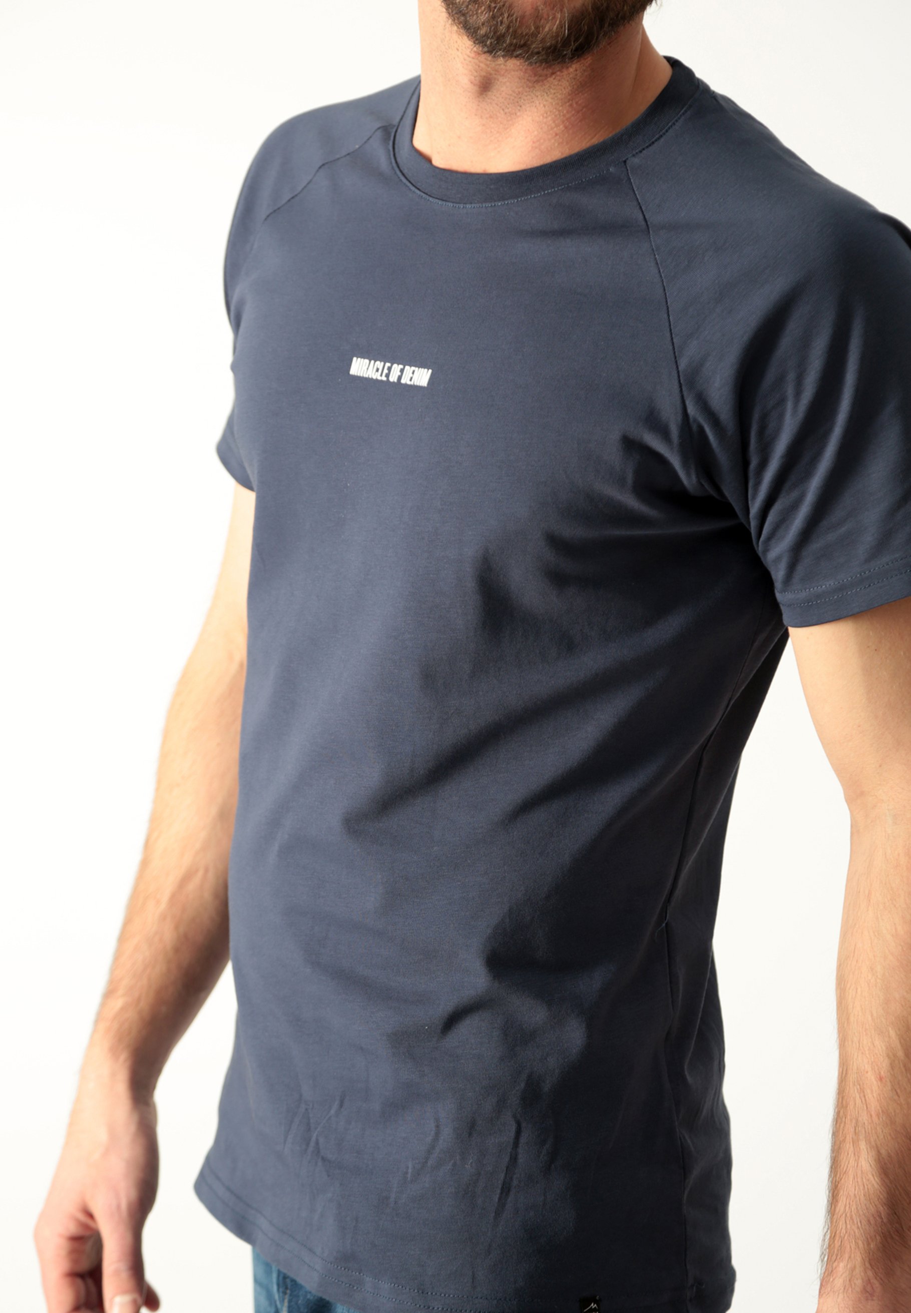 Denim Basic T-shirt - dunkelblau 