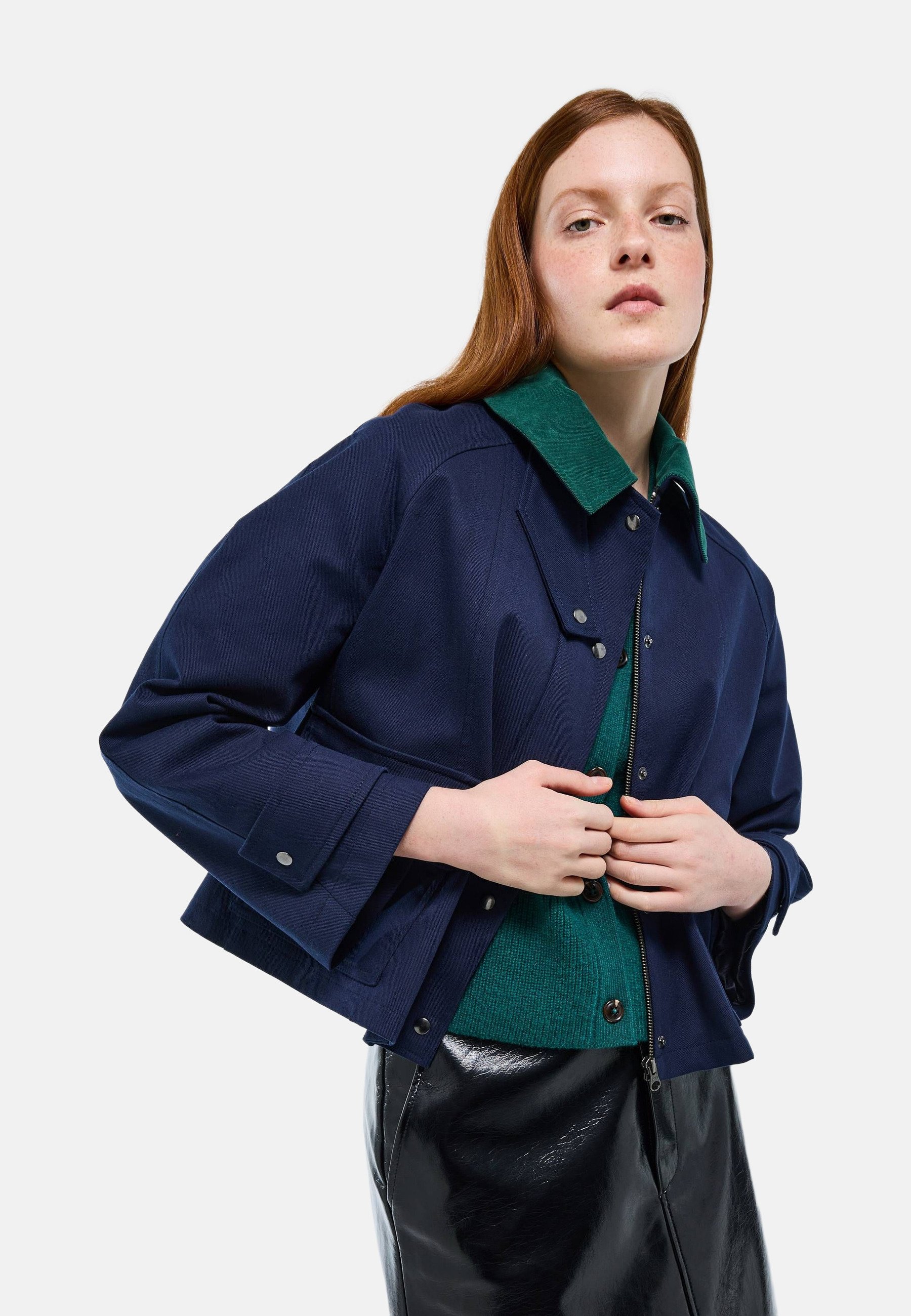 Gilet Derby Bleu Marine Monoprix Femme - Taille XS, Occasion Très Bon État