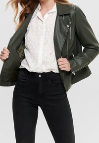 ONLY Giacca in similpelle - mottled black