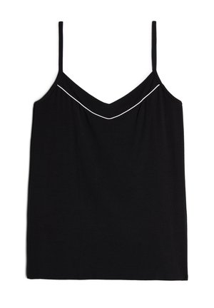 Intimissimi MIT SCHMALEN TRÄGERN AUS  - Pyjama top - black