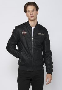 Koroshi EFFECT  - Műbőr dzseki - black