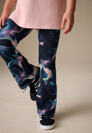 Next, FLARE  - Leggings - Hosen - black swirl