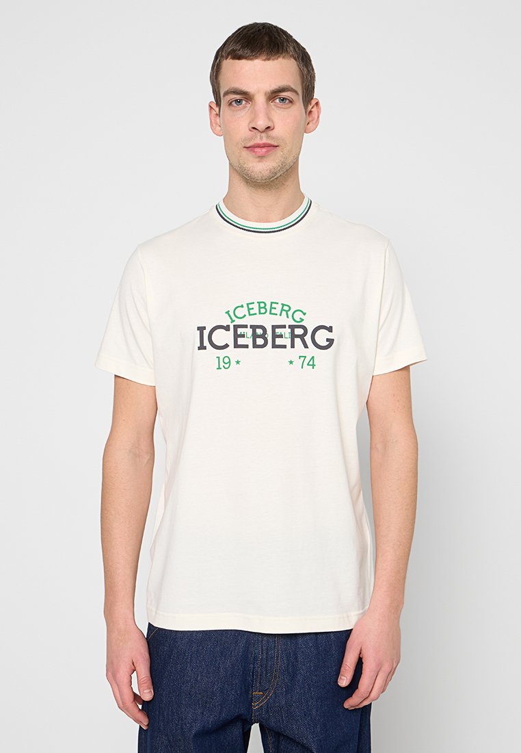 Iceberg T-shirt print beige