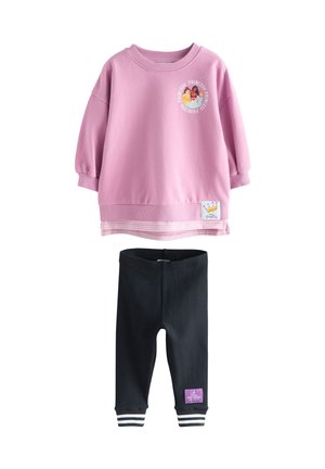 Next REGULAR FIT - DISNEY PRINCESS MOCK LAYER TOP AND LEGGINGS SET  - Sweatshirt - purple