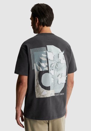 Cast Iron, T-Shirt print - black/sand