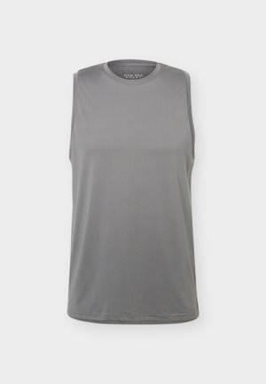 Pier One Sport, ESSENTIAL QUICK DRY LIGHTWEIGHT MESH VEST - Débardeur - dark grey