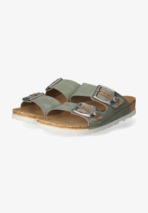 Rieker Mules - grün
