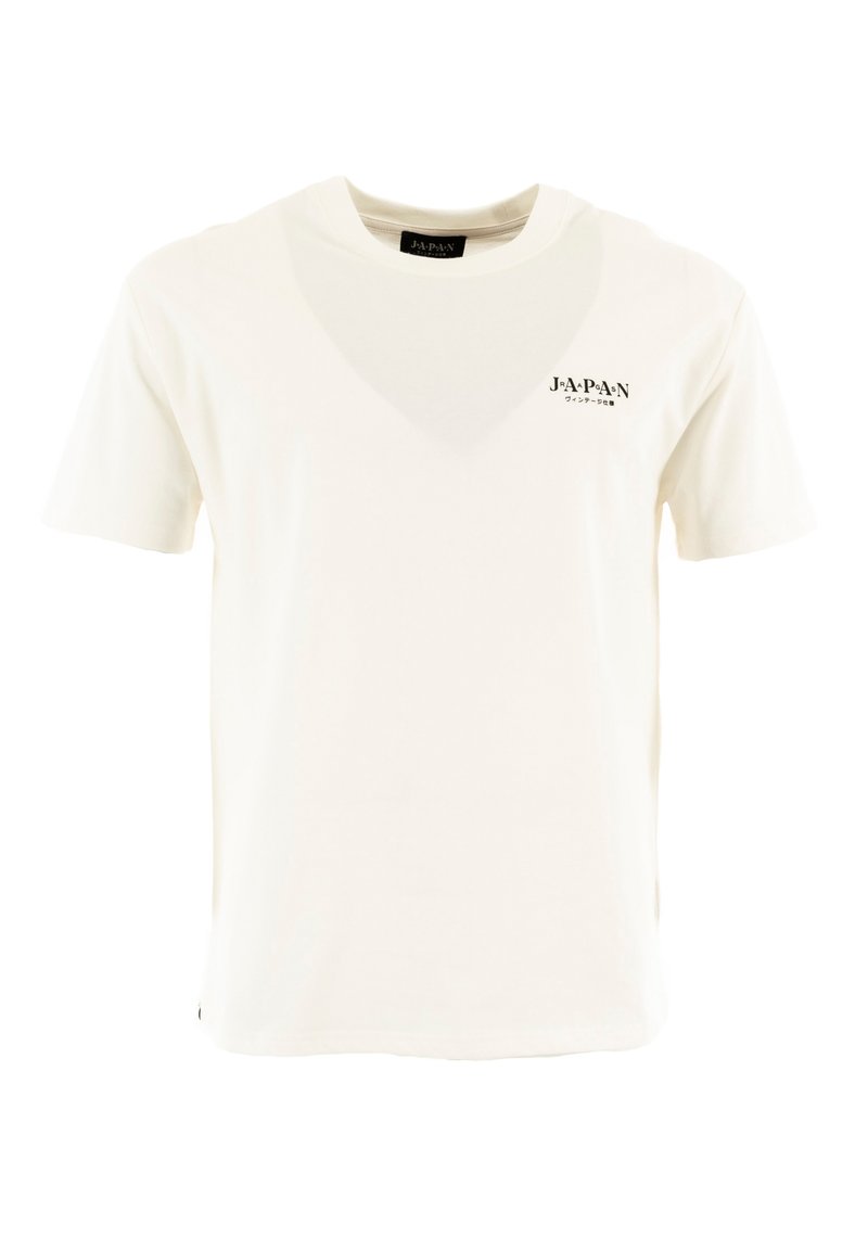 Tee Shirt homme Japan Rags Cedre blanc rayé bleu