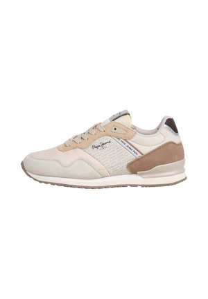 Pepe Jeans LONDON LOGO - Sneakers laag - off lace beige