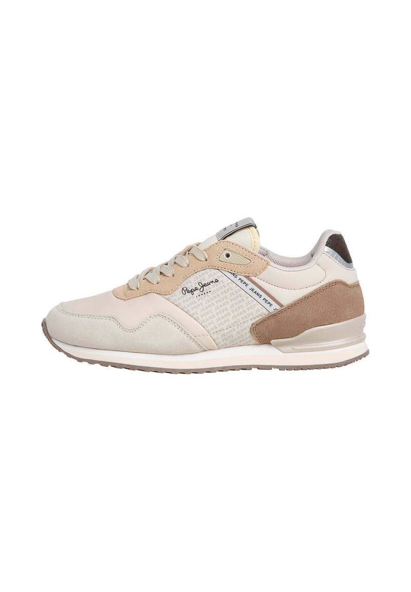 Pepe Jeans LONDON LOGO - Sneakers laag - off lace beige