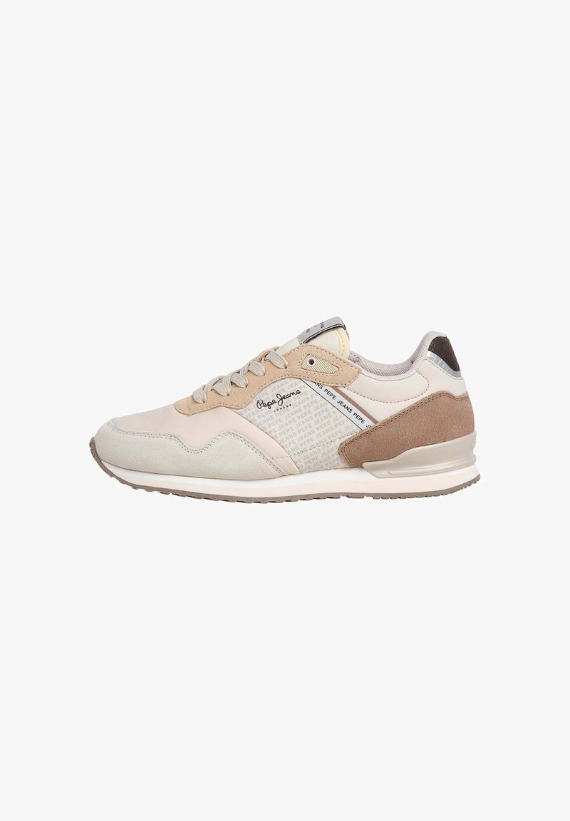 Pepe Jeans LONDON LOGO - Sneakers laag - off lace beige