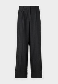 WIDE LEG PANTS - Kalhoty - caviar