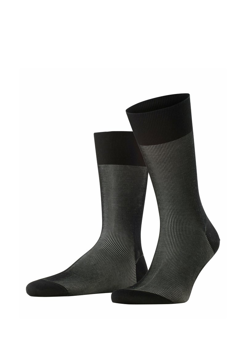 FALKE Fine Shadow - Socken - black mix/schwarz - Zalando