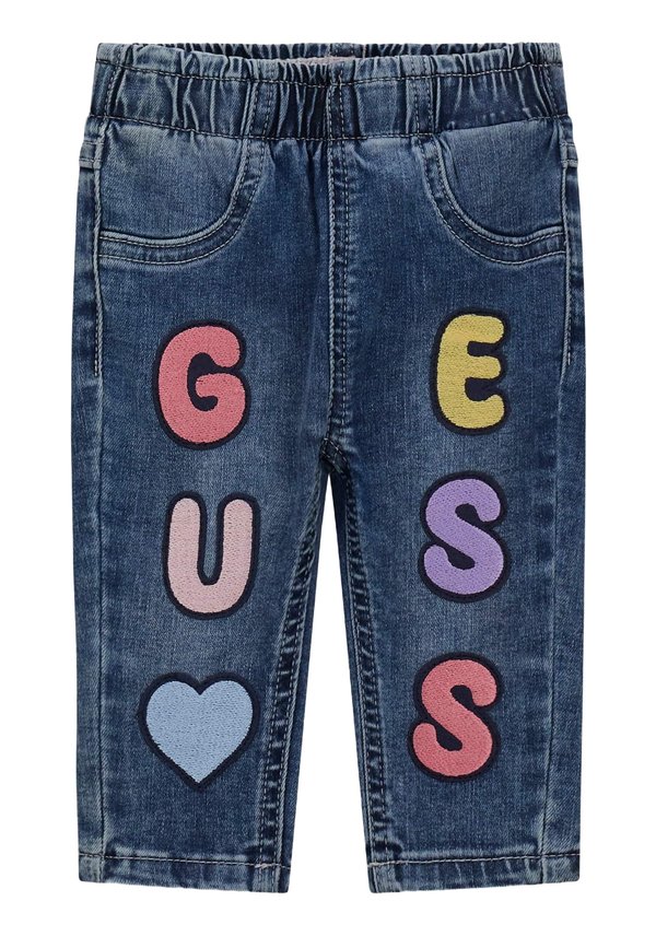 LOGO - Jeans Slim Fit - blau