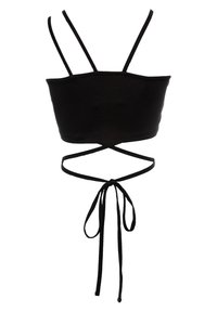 Karl Kani SMALL SIGNATURE CROP ONE SH - Top - black