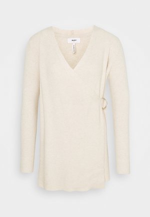 Cardigan - mottled beige