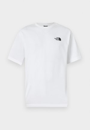 The North Face MENS TEE RELAXED BOX - Print T-shirt - white/black/faded blue