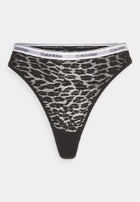 HIGH LEG THONG ICON LACE - Tangice - black