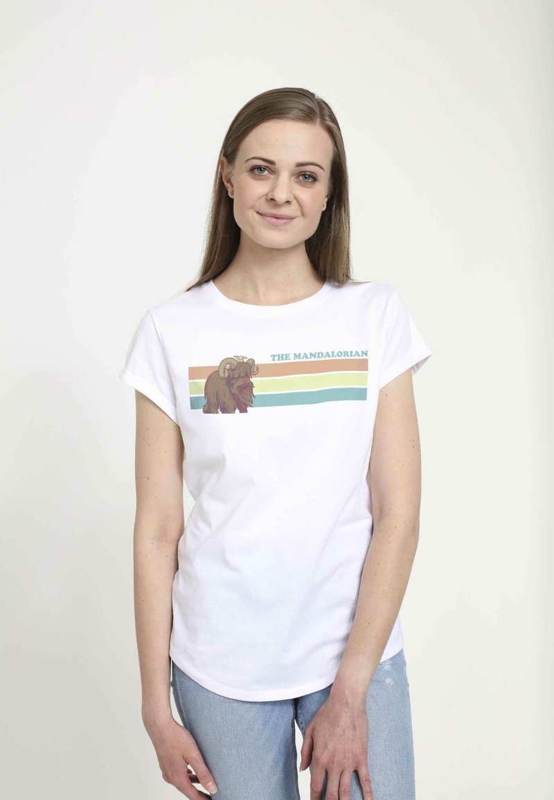 Star Wars STAR WARS: THE MANDALORIAN BANTHA RIDE - T-Shirt print - white